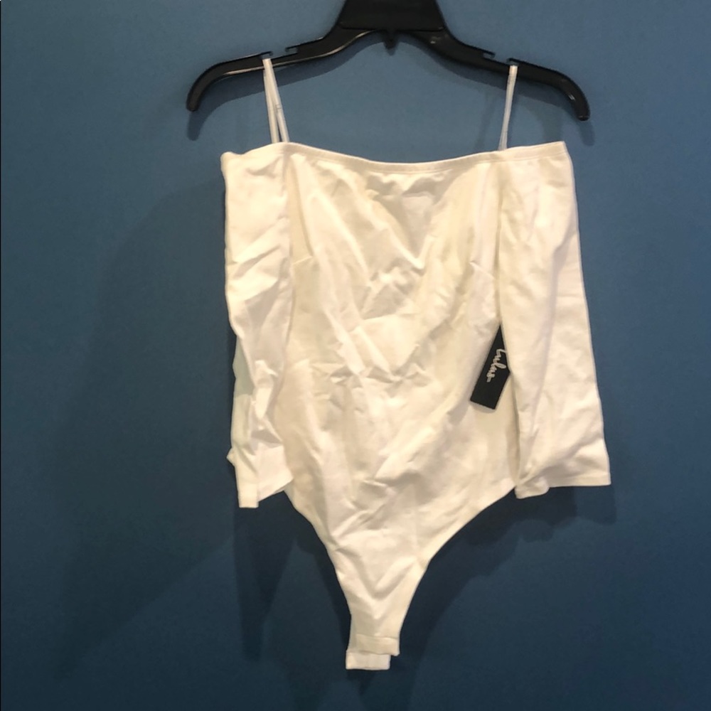 Brand new, white bodysuit!